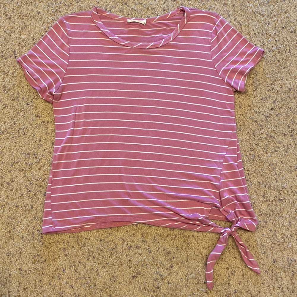 Soft pink stretchy shirt